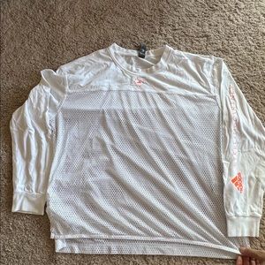 Stella McCartney Athletic Shirt White Long Sleeve